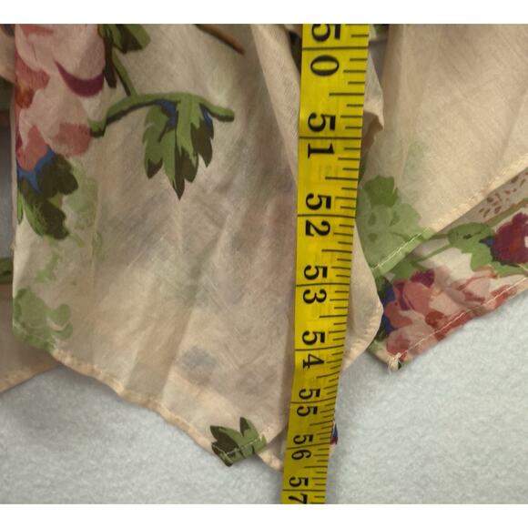 Morning Glory Smocked Floral Maxi Dress Pink M NWT - Picture 7 of 14